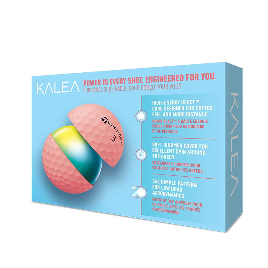 Balles de golf Kalea, couleur pêche numéro d’image 2