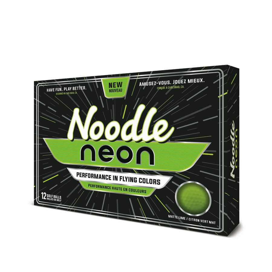 Balles Noodle Neon Matte Lime Green Golf Balls numéro d’image 0