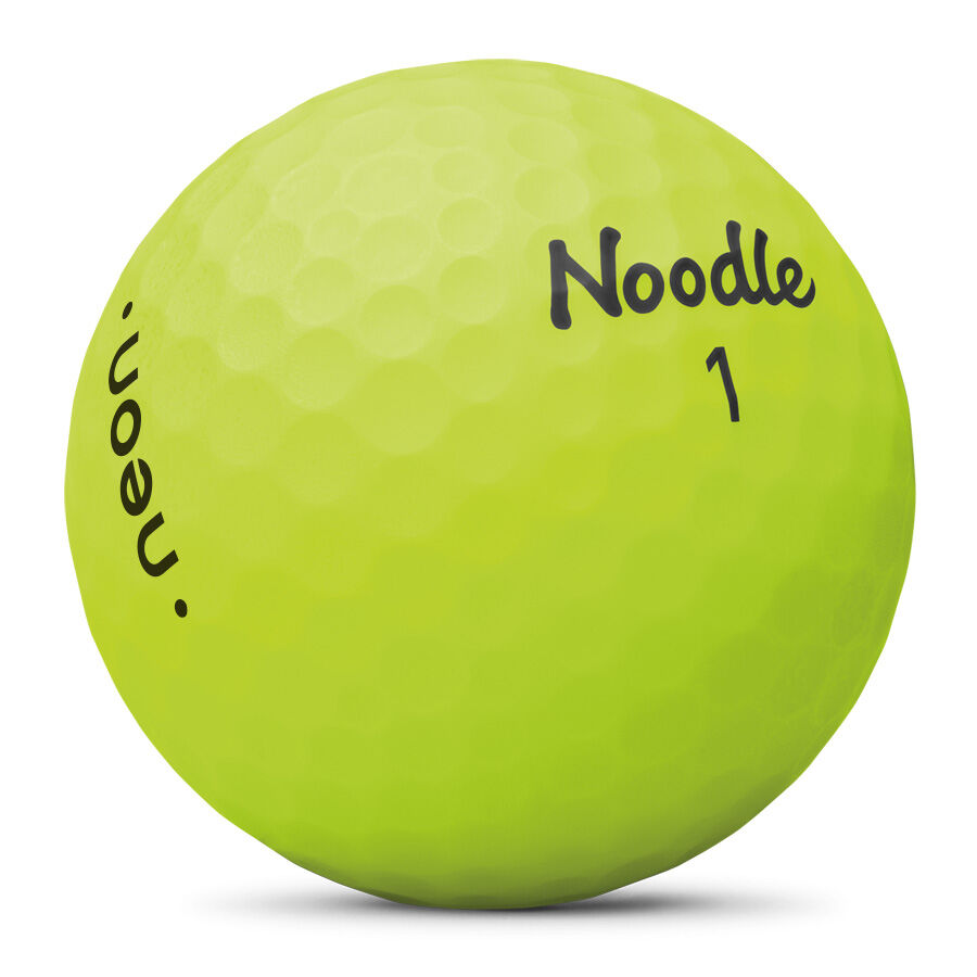 Balles Noodle Neon Matte Lime Green Golf Balls image numéro 1