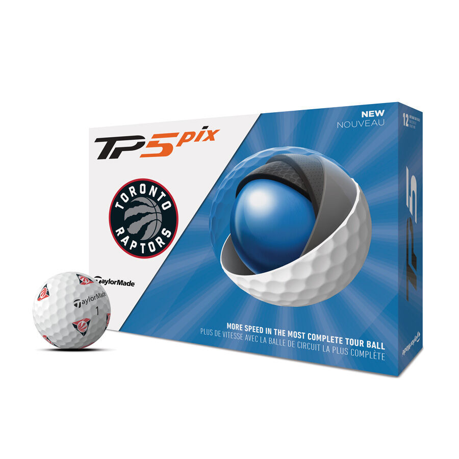 Balles de golf TP5 Pix Toronto Raptors numéro d’image 2