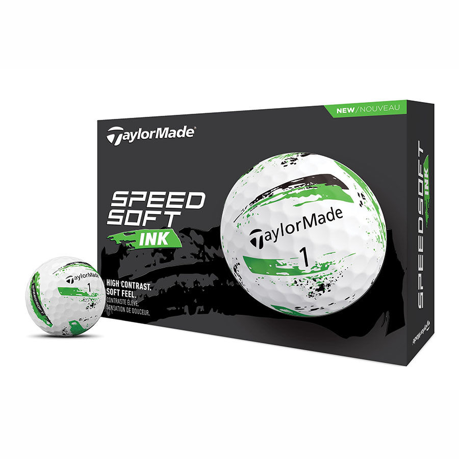 Balle de golf à encre verte SpeedSoft numéro d’image 0