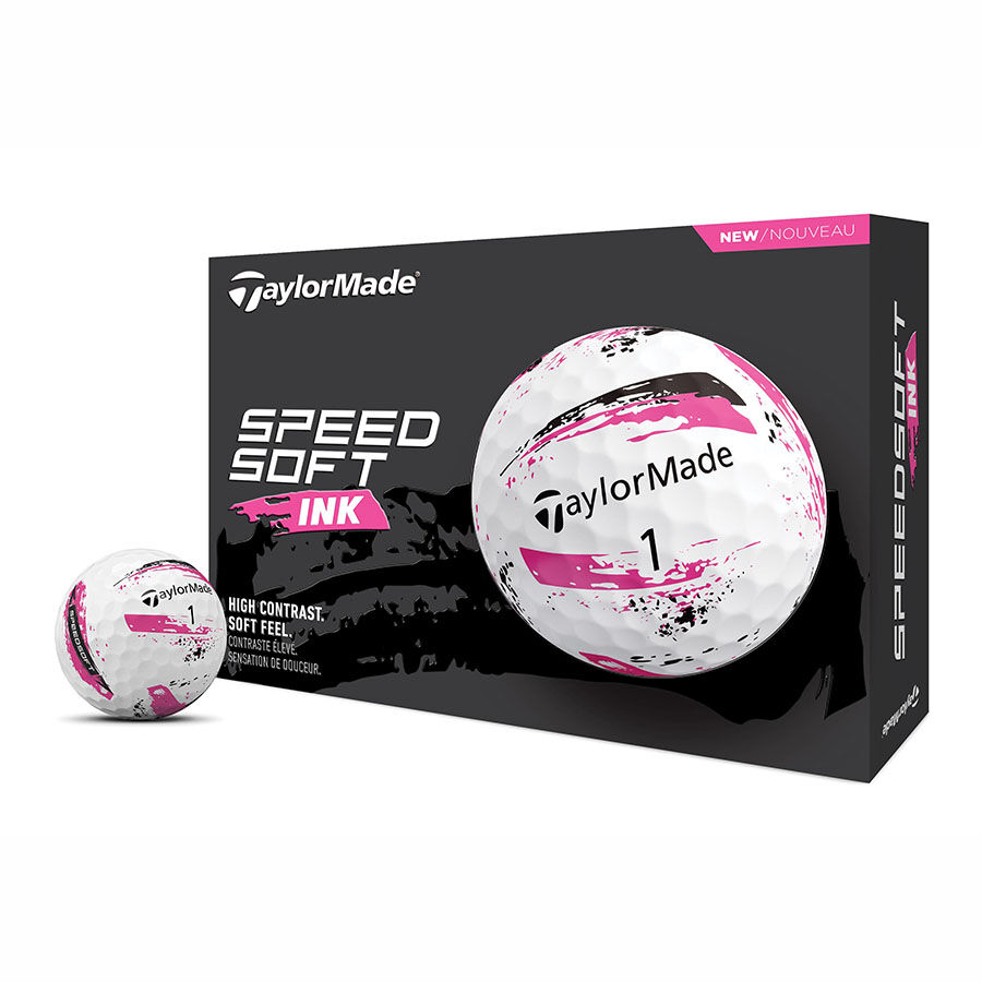 Balle de golf à encre rose SpeedSoft numéro d’image 0