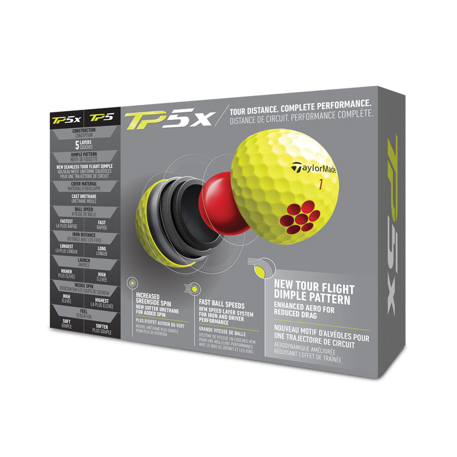 Balles de golf jaunes TP5x numéro d’image 2